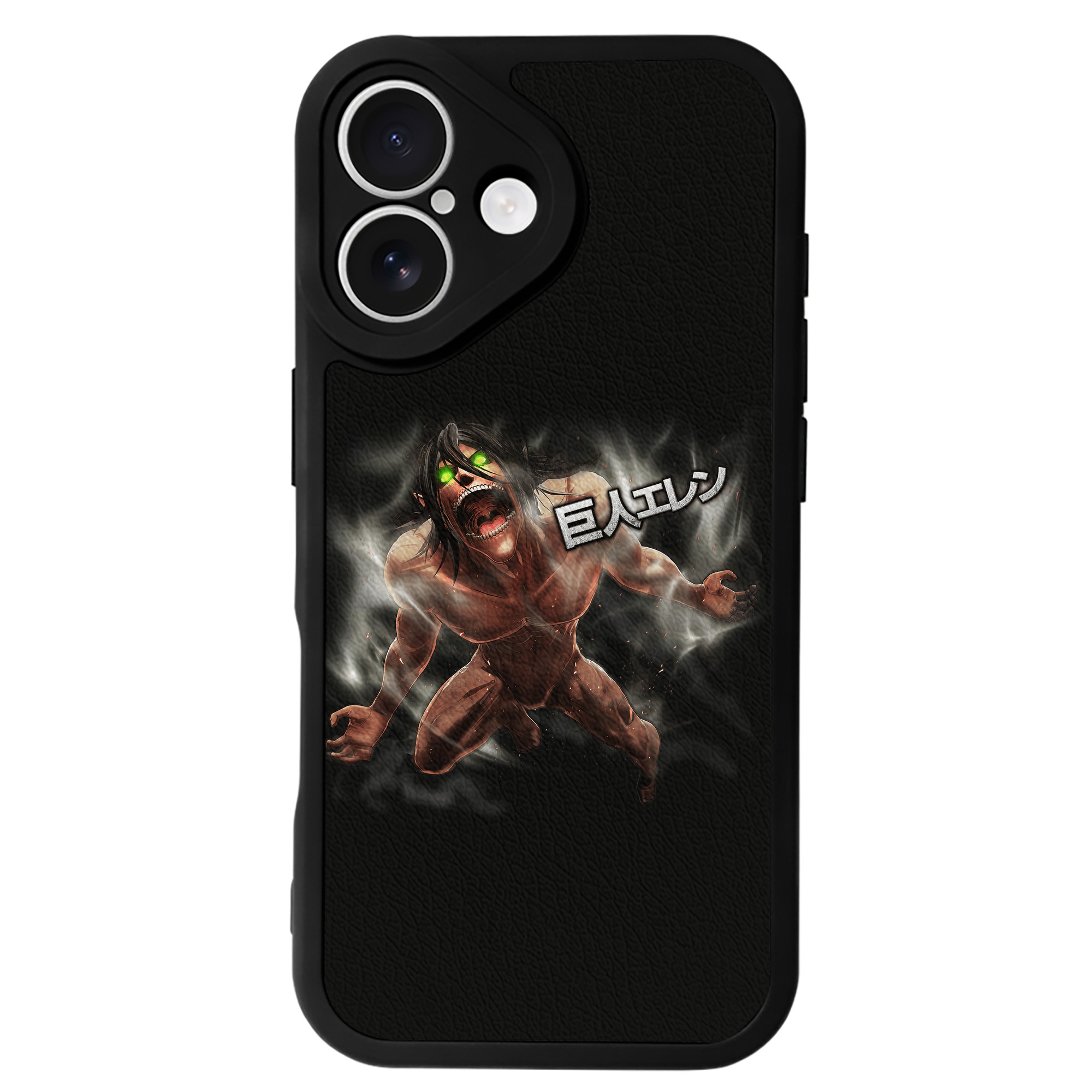 （画像用） 進撃の巨人 Attack on Titan 【iPhone 16シリーズ対応】シリコンスマホケース（レザー調） 材質：シリコン